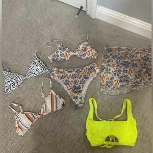 variety of swimwear